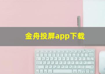 金舟投屏app下载