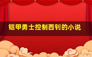 铠甲勇士控制西钊的小说