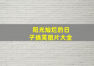 阳光灿烂的日子搞笑图片大全