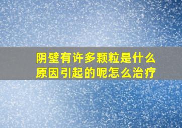 阴壁有许多颗粒是什么原因引起的呢怎么治疗