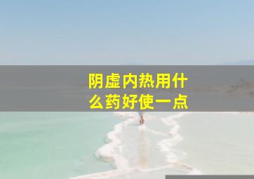 阴虚内热用什么药好使一点