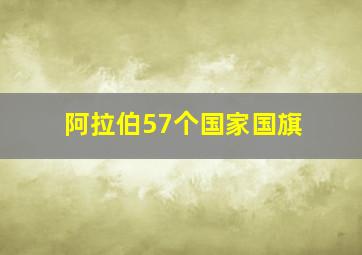 阿拉伯57个国家国旗