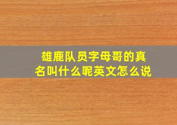 雄鹿队员字母哥的真名叫什么呢英文怎么说